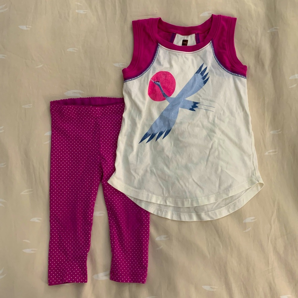 TEA Collection kids tunic and capri